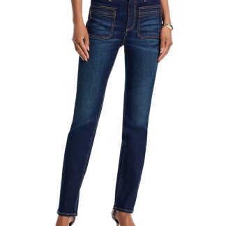 Ramy Brook Emmy Straight Jeans in Dark Rinse