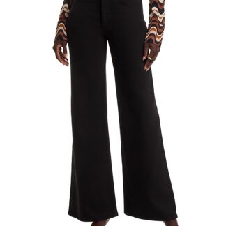 Ramy Brook Liv High Rise Wide Leg Jeans in Black