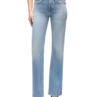 Re/Done 70s Mid Rise Bootcut Jeans in Opal Indigo