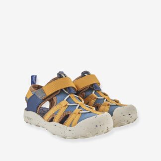 SALAMA Trekking Sandals with Toe Cap for Girls, FINKID denim blue