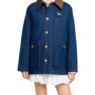 Sandro Denim Chore Jacket