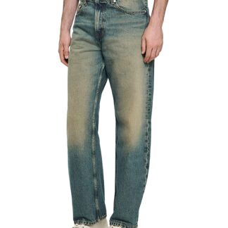 Sandro Faded Baggy Jeans in Blue Vinta