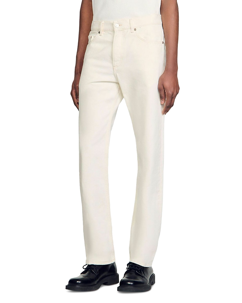 Sandro Regular Fit Jean in Ecru