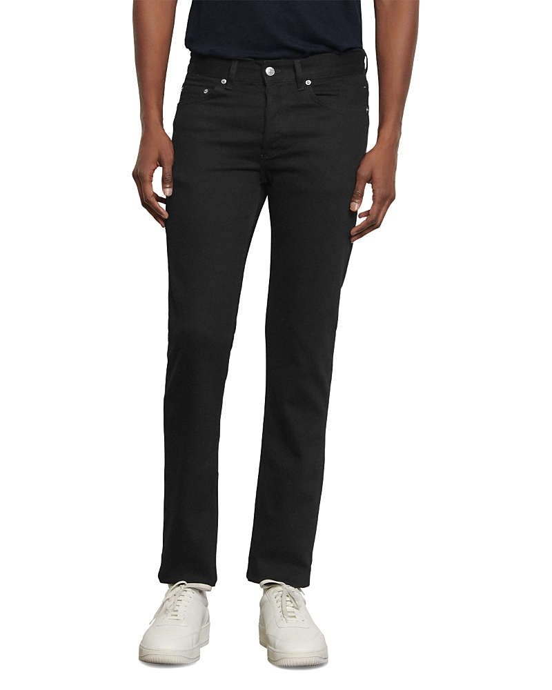Sandro Slim Fit Jeans in Dark Black