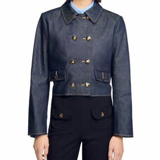 Sandro Tailored Denim Jacket