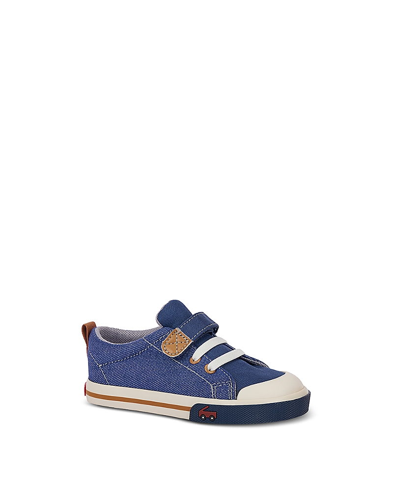 See Kai Run Boys' Stevie Ii Denim Sneakers - Toddler, Little Kid