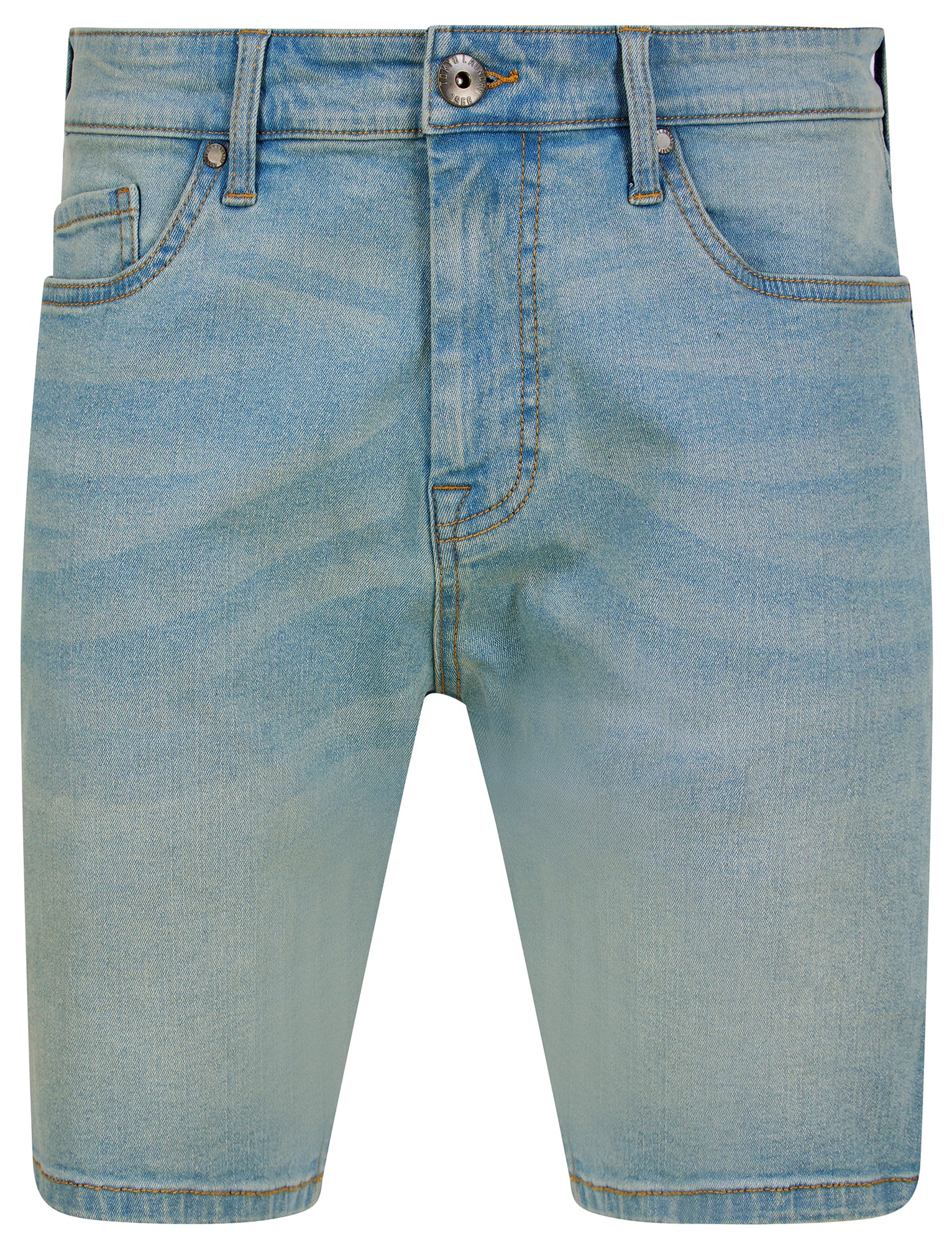 Shorts Salakos Stretch Cotton Slim Fit Denim Shorts in Light Blue Wash / S - Tokyo Laundry