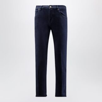 Slim-fit blue jeans
