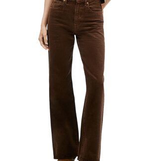 Slvrlake Grace High Rise Wide Leg Jeans in Northern Cedar