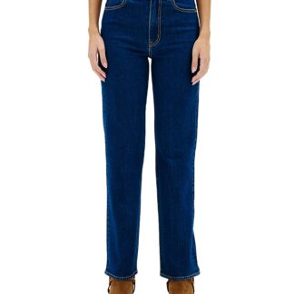 Slvrlake London High Rise Straight Jeans in Western Hero