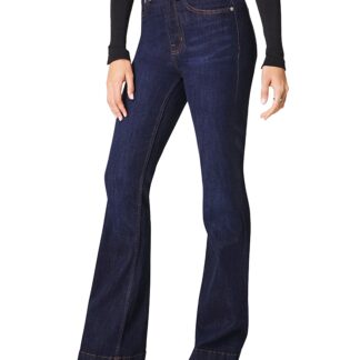 Spanx Redefine High Rise Flare Jeans in Dark Indigo