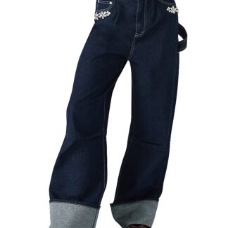 Steve Madden Bobbie Wide Leg Jeans in Bijou Blue