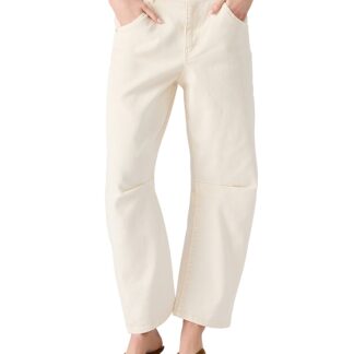 Steve Madden Hart Barrel Jeans in Cream