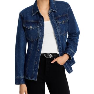 Steve Madden Parc Denim Snap Front Jacket
