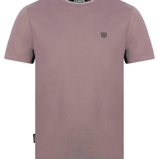 T-Shirts Westport Cotton Jersey Crew Neck Ringer T-Shirt in Deauville Mauve - Kensington Eastside / S - Tokyo Laundry