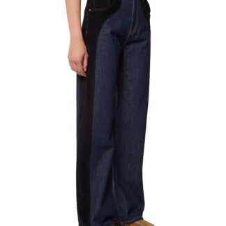 TRESSE Panto High Rise Wide Leg Jeans in Denim Blue