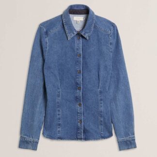 Ted Baker Denim Shirt Blue