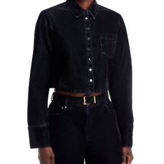 Toccin Jetta Cropped Denim Shirt