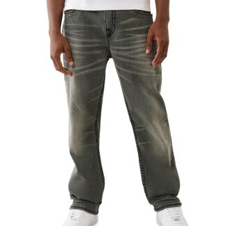 True Religion Bobby Super T Flap Baggy Jeans in Vintage Haul Gray