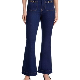 Veronica Beard Carson High Rise Ankle Jeans in Indigo Rinse