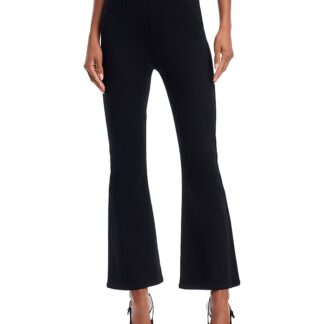 Veronica Beard Carson Off Duty Flare Ankle Jeans in Onyx