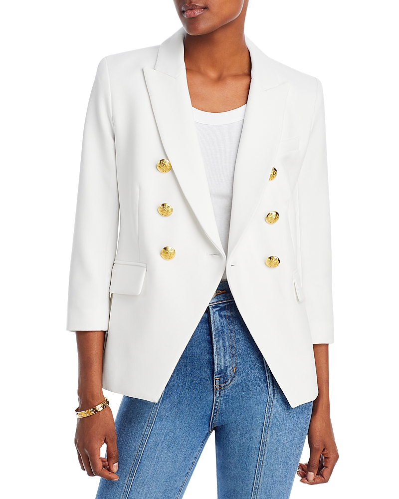 Veronica Beard Empire Dickey Double Breasted Jacket