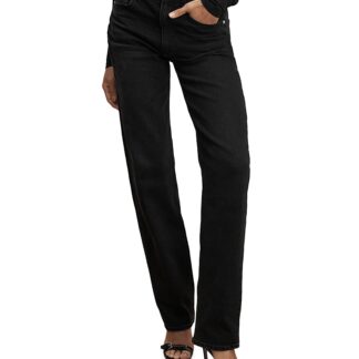 Veronica Beard Harley High Rise Arc Jeans in Washed Onyx