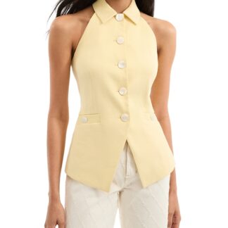 Veronica Beard Orlinda Button Vest