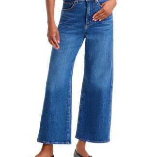 Veronica Beard Taylor High Rise Wide Leg Jeans in Serendipity