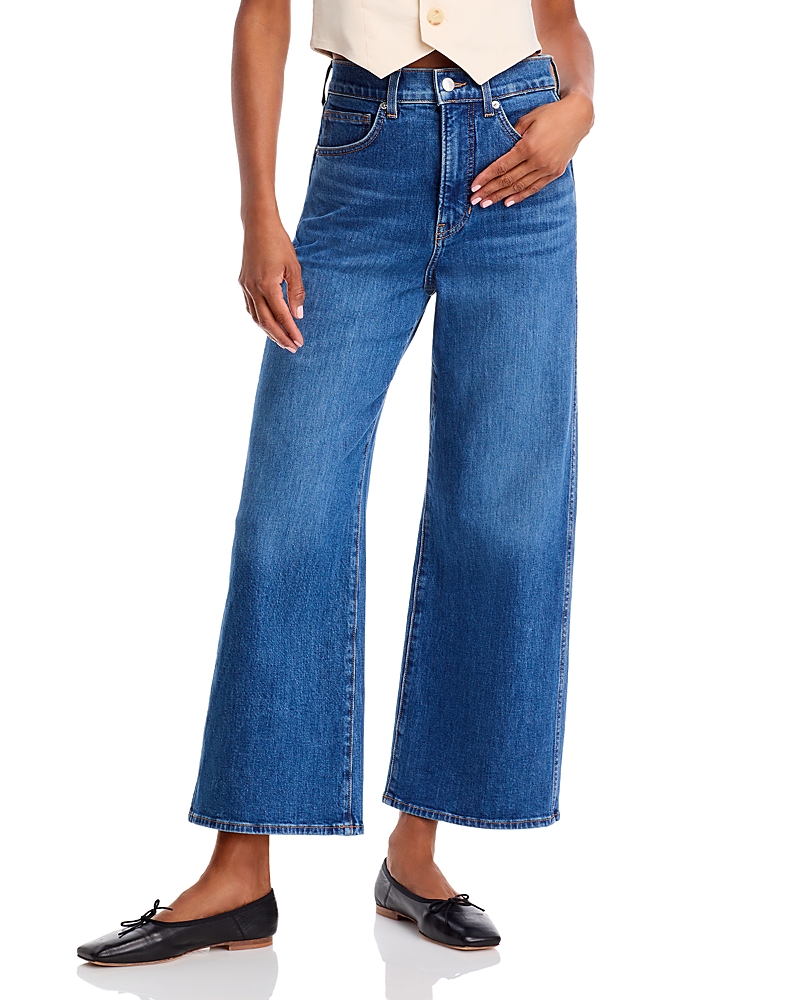 Veronica Beard Taylor High Rise Wide Leg Jeans in Serendipity