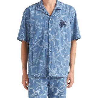 Vilebrequin Graniers Light Denim Camp Shirt