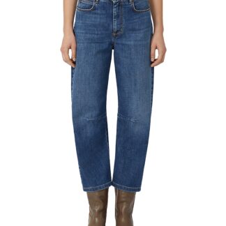 Weekend Max Mara Caprile Barrel Leg Jeans in Navy