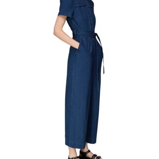 Whistles Alana Denim Jumpsuit