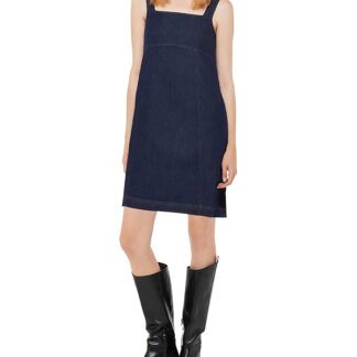 Whistles Denim Pinafore Dress