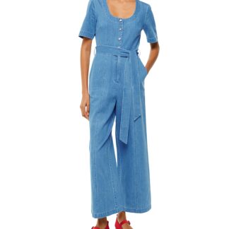 Whistles Freyja Denim Jumpsuit
