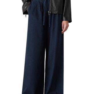 Whistles Pleated Wide Leg Pants