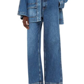 Whistles Wide Leg Boyfriend Jeans in Denim