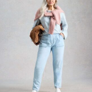 White Stuff Mid Rise Carrot Leg Jeans Denim
