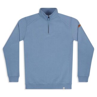Women's Erin Quarter Zip Sweatshirt - Faded Denim