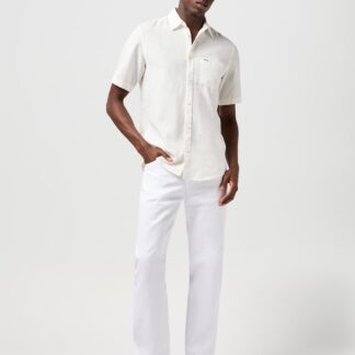 Wrangler Straight Fit Pure Cotton Jeans White