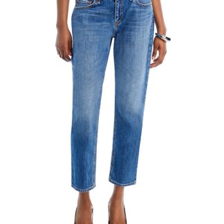 rag & bone Dre Low Rise Ankle Slim Boyfriend Jeans in Julienne