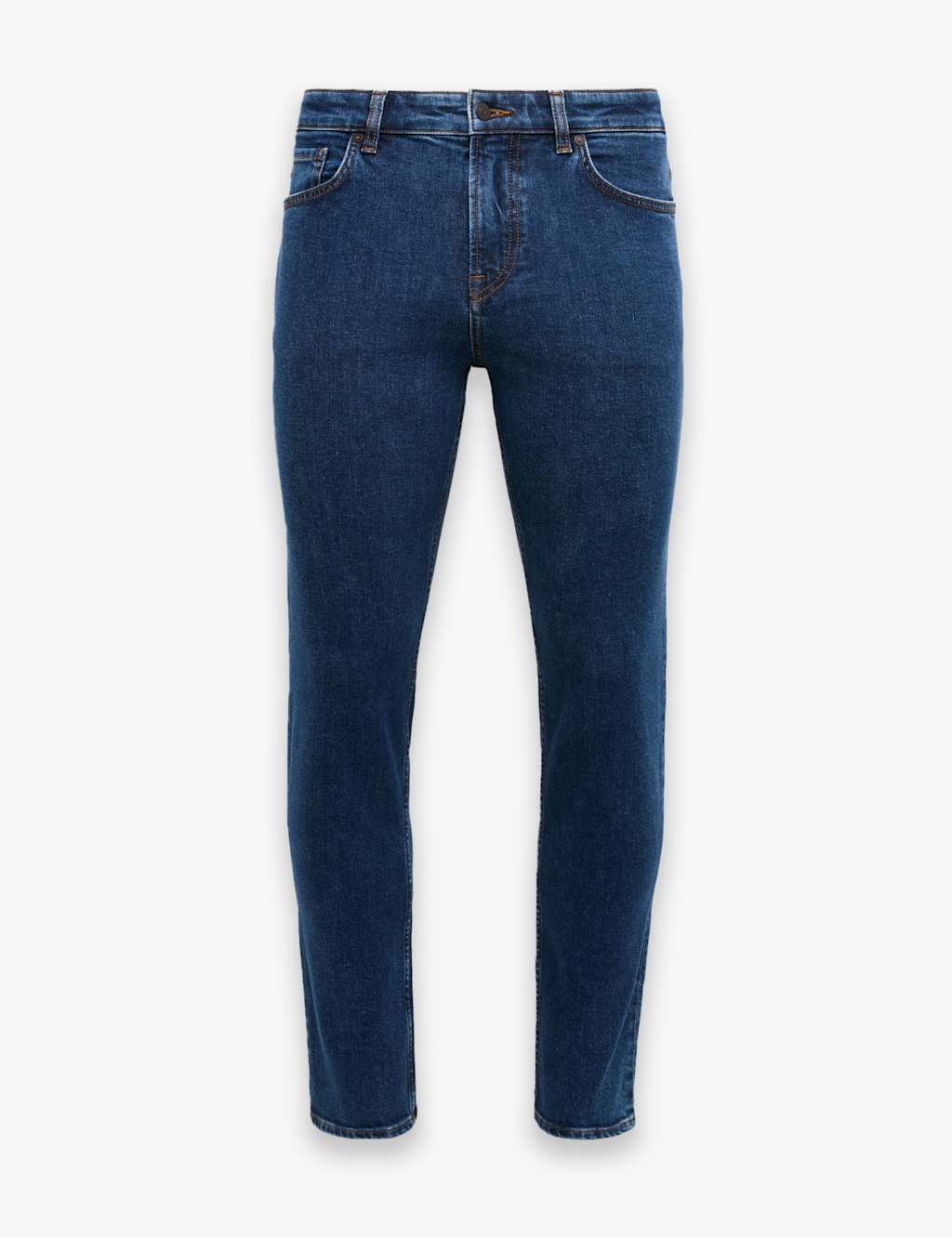 Boss Regular Fit 5 Pocket Jeans Blue Denim
