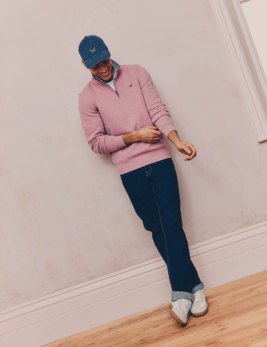 Crew Clothing Straight Fit Denim 5 Pocket Jeans Indigo