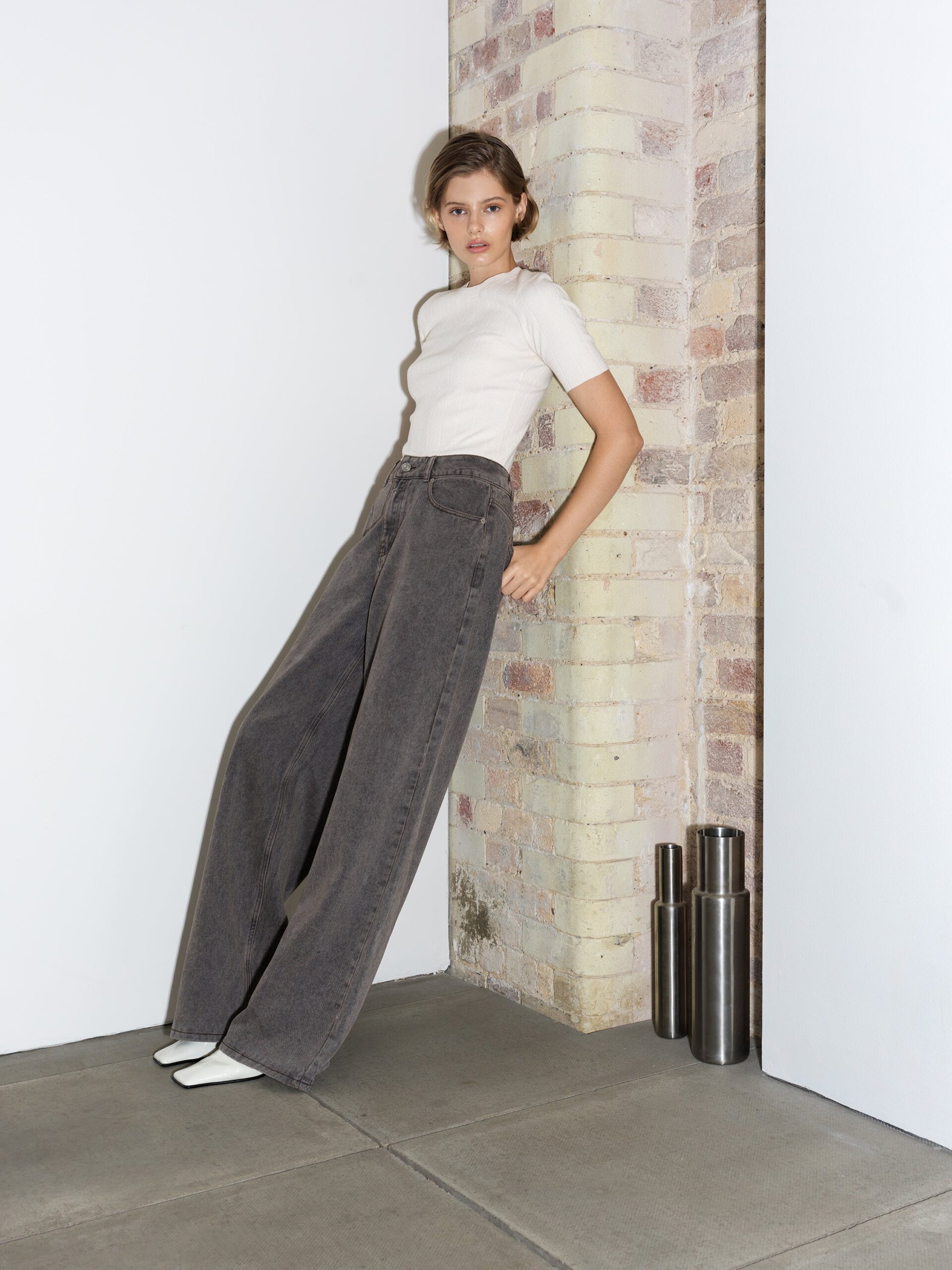 Dallas Denim Straight Leg Jeans Brown