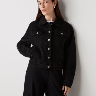 Finery London Denim Jacket Black