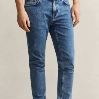 GANT Slim Fit Clean Wash 5 Pocket Jeans Blue Denim