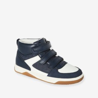 High-Top Hook&Loop Trainers for Children brut denim