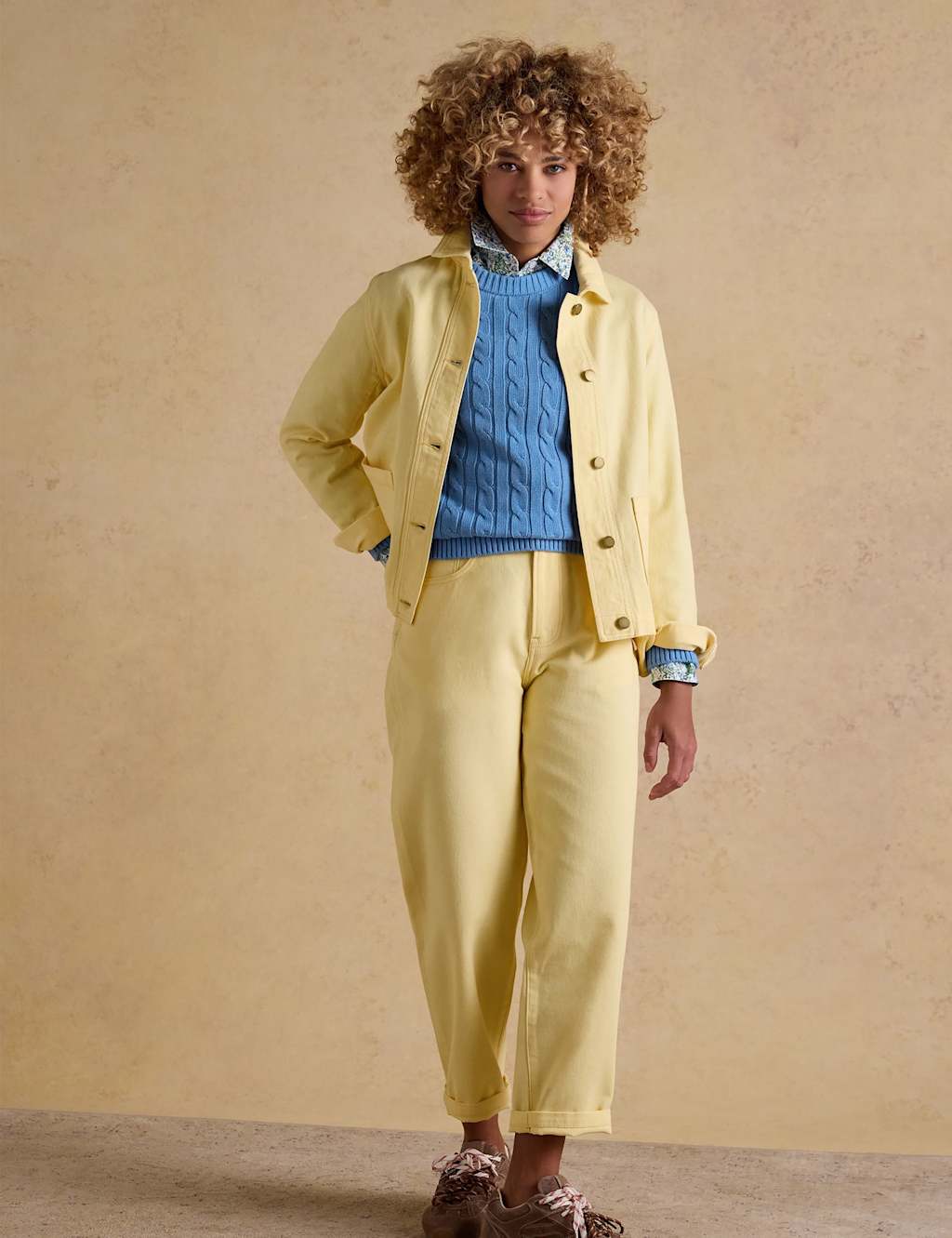 Joules Denim Jacket Yellow