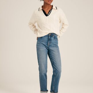 Joules Slim Straight Leg Jeans Light Blue