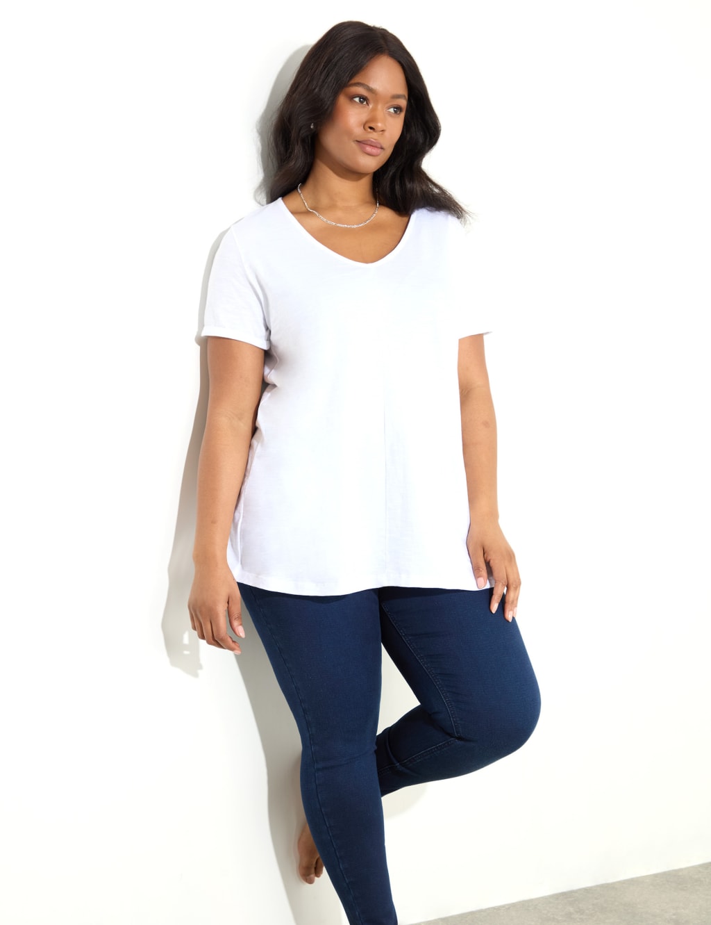Live Unlimited London Denim Jeggings Blue